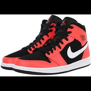Air Jordan 1 Retro Mid “Infared 23” Men’s Sneakers